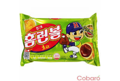Caja Galleta Forma Bolitas Relleno Chocolate  Haitai 46g x 30