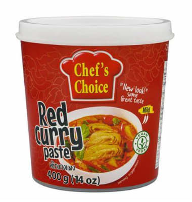 Caja Curry Rojo En Pasta (Chef´s Choice) 400g x 24