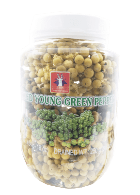 Caja Pimienta Verde Picante en conserva 454g x 24