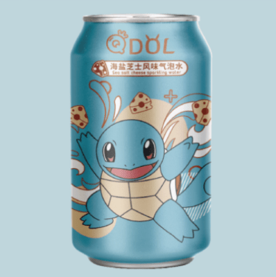 Caja Q Dol Sparkling Cheese (Squirtle) 330ml x 24
