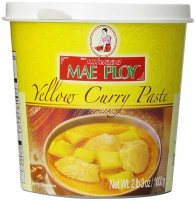 Caja Curry Amarillo En Pasta (Mae Ploy) 400g x 24