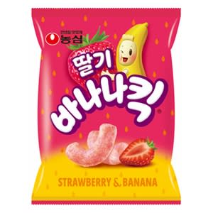 Caja Snack Sabor Frutilla y Banana 60g x 16