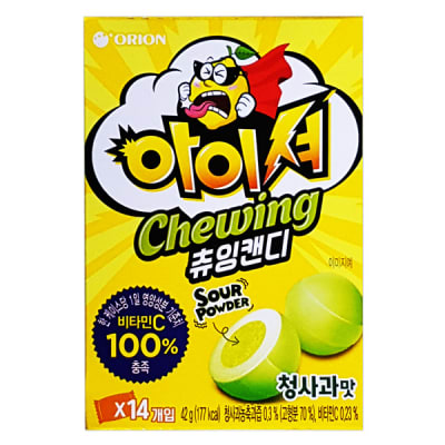 Caja Dulce Acido Sabor Manzana Verde 42g x 241