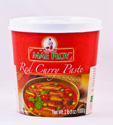 Caja Curry Rojo En Pasta (Mae Ploy) 400g x 24