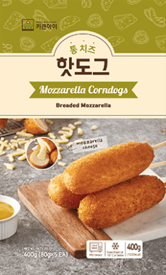 Caja Hot Dog Crujiente Coreano 400g x 12 (3549) (Congelado)1