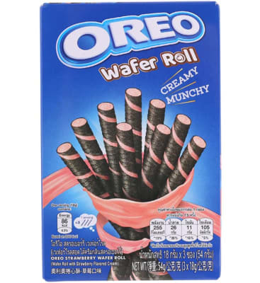Caja Galleta Wafer Roll Frutilla 54g x 20