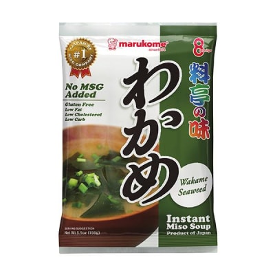 Caja Sopa Miso Inst. Wakame Marukome 2 Porc. 170g x 10