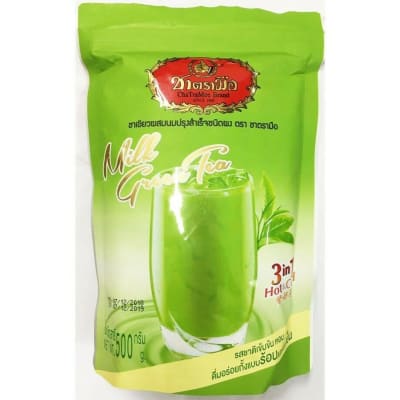 Caja Te Verde con Leche Inst. 3en1 (Verde) 500g x10