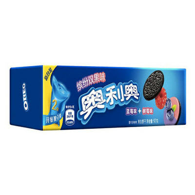 Caja Galleta Oreo Frambuesa y Arandano 97g x 24(5401)1