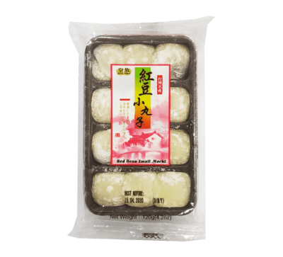 Caja Mini Mochi Poroto Rojo 120g x 24