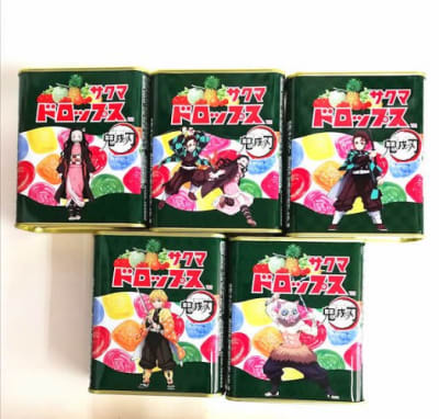 Caja Caramelo de Fruta Sakuma Dropss Kimetsu No Yaiba 80g x 401