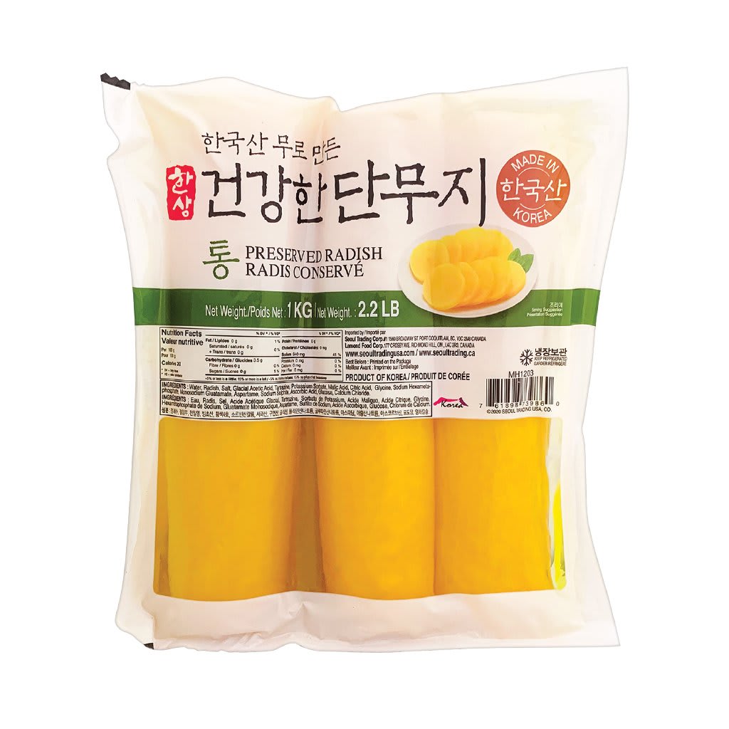 Caja Rabano Amarillo en Conserva 1Kg x 10 | HANA SEOUL SPA
