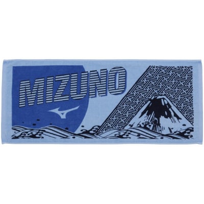 MIZUNO TOALLA DE CARA MONTE FUJI AZUL1