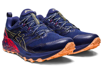 ZAPATILLAS ASICS GEL TRABUCO TERRA INDIGO BLUE OLIVE-ÚNICO PAR - 9 US HOMBRE(27CM)