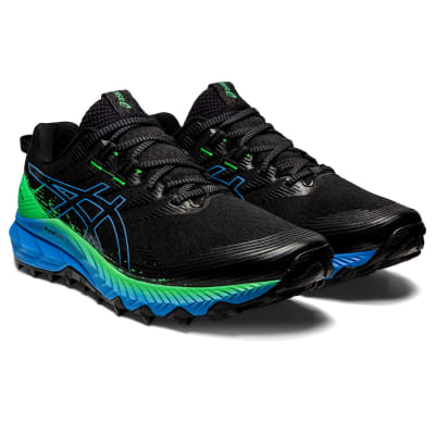 ZAPATILLAS ASICS TRAIL GEL TRABUCO BLACK BLUE COAST- ÚNICO PAR- 27 CM