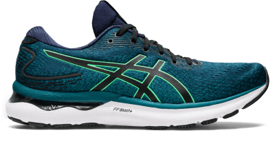 ZAPATILLAS ASICS RUNNING HOMBRE GEL-NIMBUS 24 VELVET PINE/NEW LEAF1