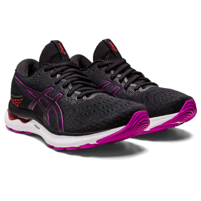 ZAPATILLAS ASICS RUNNING GEL NIMBUS 24 BLACK ORCHID- UNICO PAR- US 6 MUJER (23 CM)