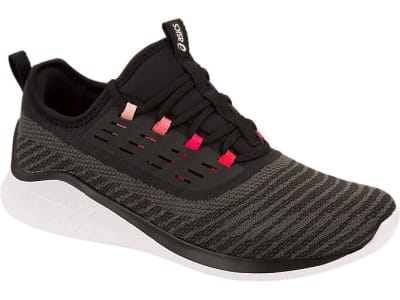 ZAPATILLA ASICS FUZETORA TWIST BLACK FROSTED ROSE- TALLAS ÚNICAS- 6.5 US Y 8 US MUJER (23.5 Y 25 CM)