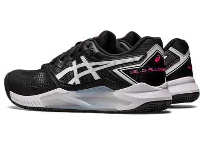 ZAPATILLAS ASICS TENIS DE CAMPO HOMBRE GEL CHALLENGER 13 CLAY BLACK HOT PINK - HOMBRE