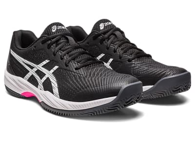 ZAPATILLAS ASCIS HOMBRE TENIS DE CAMPO GEL GAME 9 CLAY BLACK HOT PINK