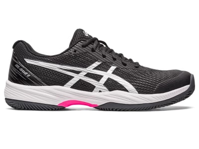 ZAPATILLAS ASCIS HOMBRE TENIS DE CAMPO GEL GAME 9 CLAY BLACK HOT PINK1