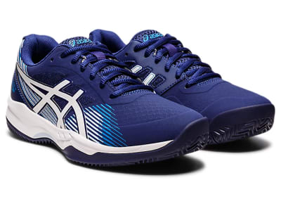 ZAPATILLAS ASICS MUJER GEL GAME 8 CLAY OC DIVE BLUE WHITE - MUJER