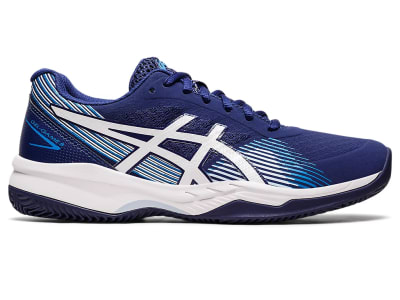 ZAPATILLAS ASICS MUJER GEL GAME 8 CLAY OC DIVE BLUE WHITE