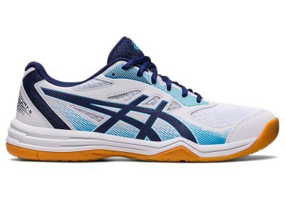 ZAPATILLAS ASICS HOMBRE UPCOURT 5 WHITE/INDIGO BLUE -ÚNICO PAR- 29.5 CM1