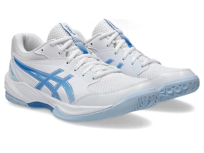 ZAPATILLAS ASICS GEL TASK 4 WHITE BLUE COAST - MUJER