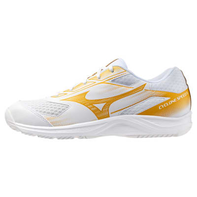 ZAPATILLAS MIZUNO CYCLONE SPEED 5 WHITE MP GOLD - UNISEX1