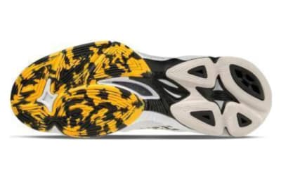 ZAPATILLAS MIZUNO WAVE LIGHTNING Z7 WHITE / BLACK / YELLOW  -TALLAS ÚNICAS- 29.5 Y 30 CM
