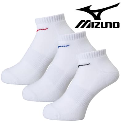 MIZUNO MEDIAS TALONERAS LOGO COLORES 3 PACK1