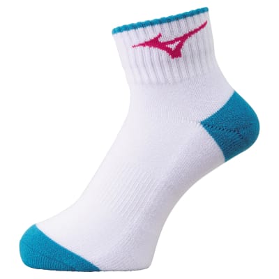 MIZUNO MEDIAS BLANCO/CELESTE1