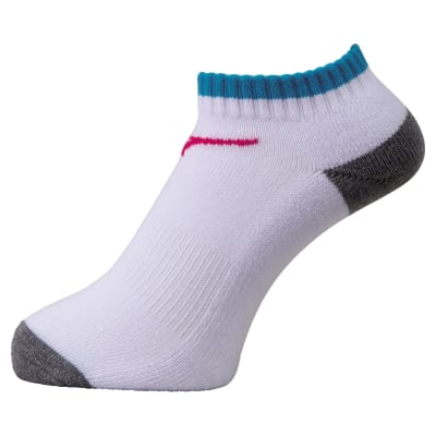 MIZUNO MEDIAS BLANCO/CELESTE/FUCSIA1