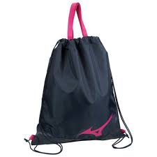 MIZUNO MOCHILA NEGRO/ROSA2