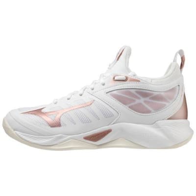 ZAPATILLAS MIZUNO WAVE DIMENSION WHITE / ROSE GOLD1