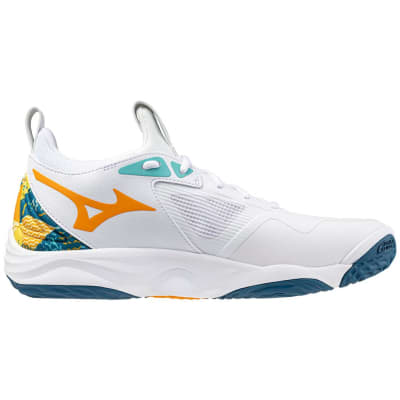ZAPATILLAS MIZUNO WAVE MOMENTUM 3 WHITE MOROCCAN BLUE - HOMBRE