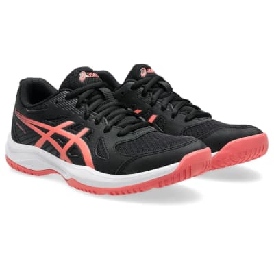 ZAPATILLAS ASICS UPCOURT 6 BLACK PAPAYA - MUJER