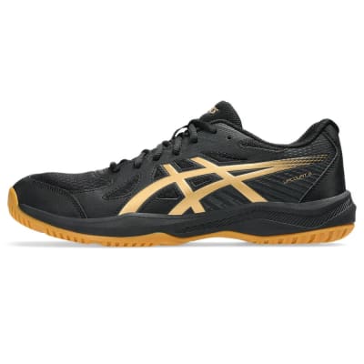 ZAPATILLAS ASICS UPCOURT 6 BLACK PURE GOLD HOMBRE