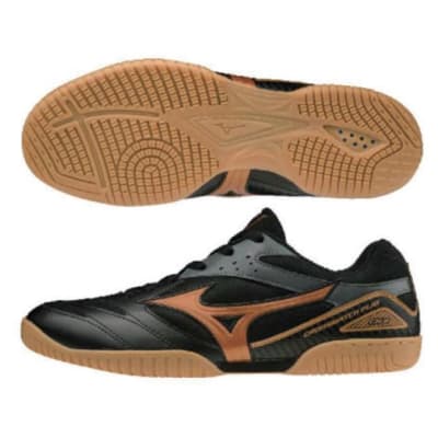 ZAPATILLAS MIZUNO CROSSMATCH PLIO CN3 BLACK GOLD GREY -ÚNICO PAR-18CM