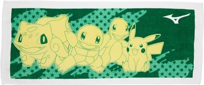 MIZUNO TOALLA POKÉMON VERDE1