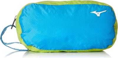 MIZUNO POUCH  IMPERMEABLE VERDE/ CELESTE1