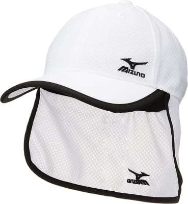GORRO MIZUNO WHITE CON SOLAPA DE CÁÑAMO2
