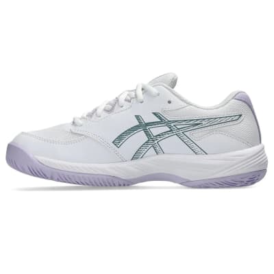 ZAPATILLAS ASICS GEL NETBURNER BALLISTIC 4 GS WHITE FOGGY TEAL NIÑOS4