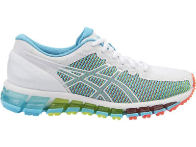 ASICS WOMEN GEL QUANTUM 360 CM WHITE SNOW FLASH CORAL1