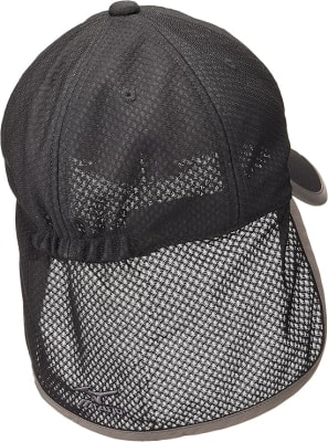 GORRO MIZUNO BLACK CON SOLAPA DE CÁÑAMO
