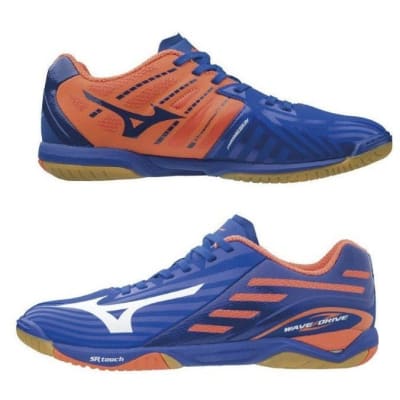 ZAPATILLAS MIZUNO WAVE DRIVE Z BLUE ORANGE -ÚNICO PAR- 27.5 CM