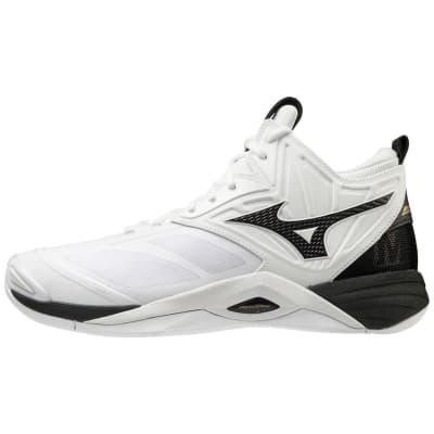 ZAPATILLAS MIZUNO WAVE MOMENTUM 2 MID WHITE BLACK GOLD1