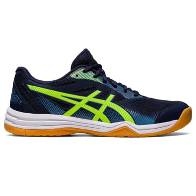 ZAPATILLAS ASICS UPCOURT 5 MIDNIGHT / HAZARD GREEN- VOLEY-ÚNICO PAR- 10.5 US HOMBRE (28.25 CM)1
