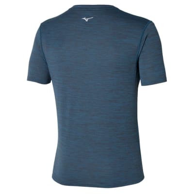 MIZUNO POLO IMPULSE CORE TEE BLUE WING TEAL - HOMBRE